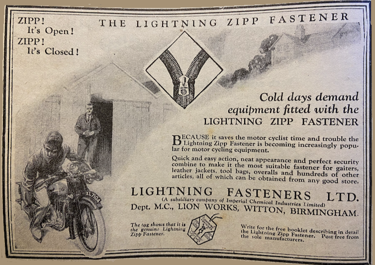 1929 ZIPP AD