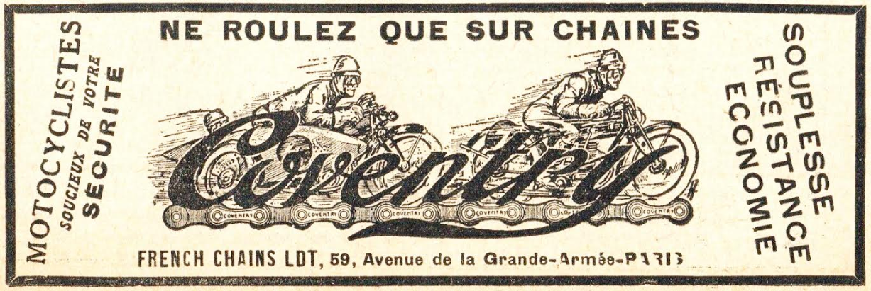 1930 COV CHAIN AD