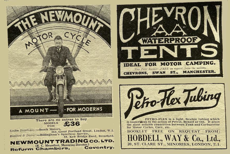1930 NEWMOUNT ETC ADS