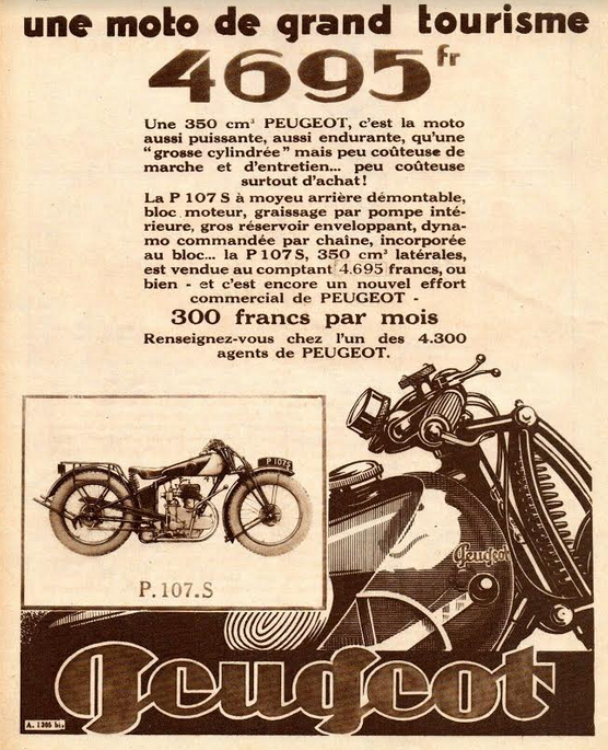 1930 PEUGEOT AD