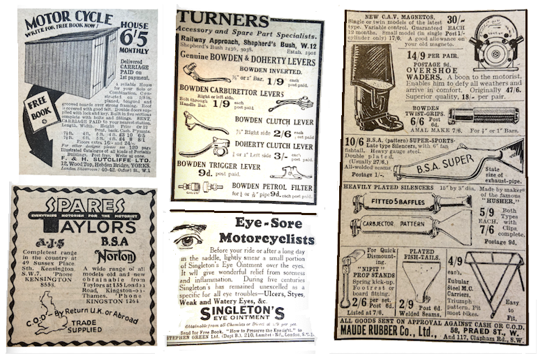 1930 SHED EYESORE ETC ADS