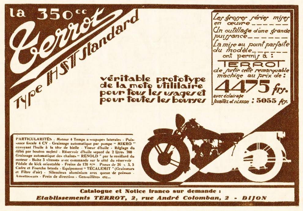 1930 TERROT AD