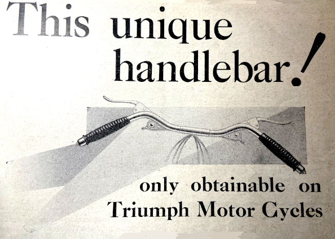 1930 TRIUMPH HBAR AD