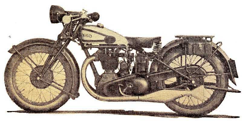 1931 NORTON 490 RT SIDEVIEW