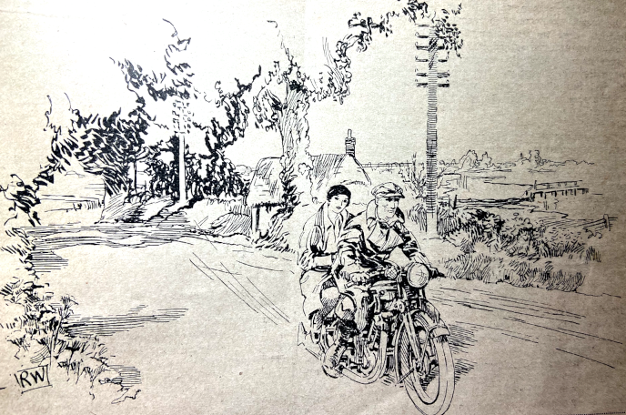 CARTOON 2-UP IN 1931