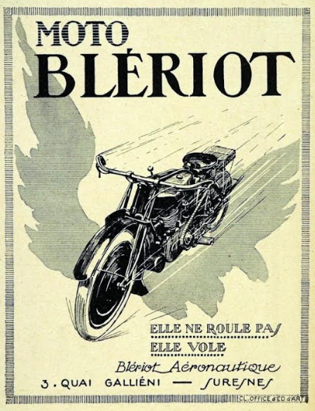 CARTOONS BLERIOT POSTER