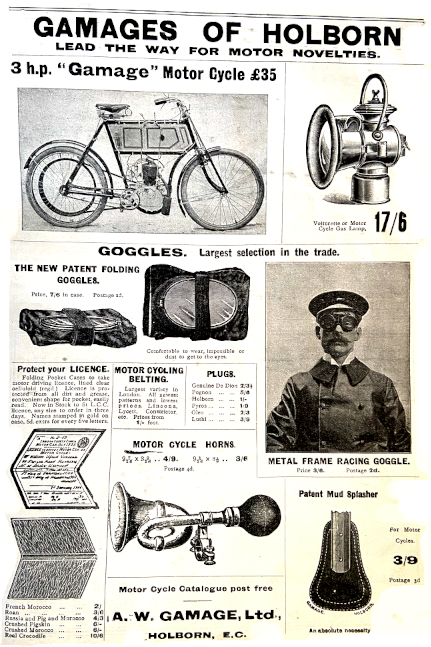 1904 GAMAGES AD