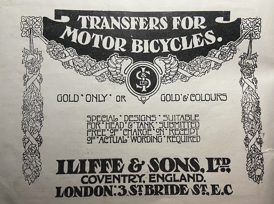 1904 ILFFE TRANSFER AD