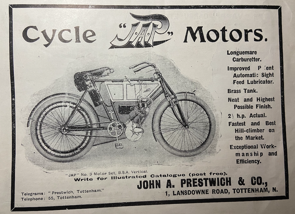 1904 JAP ENGINE AD