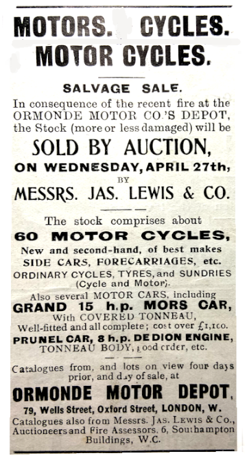 1904 LEWIS AUCTION AD