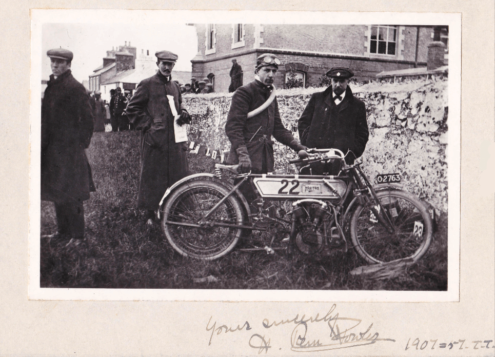 1907 TT REM FOWLER PIC SIGNED