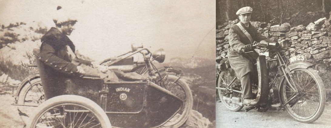 1920s COMBO GIRL AND LEGSHIELDS