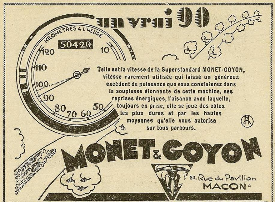1932 MONET GOYON AD