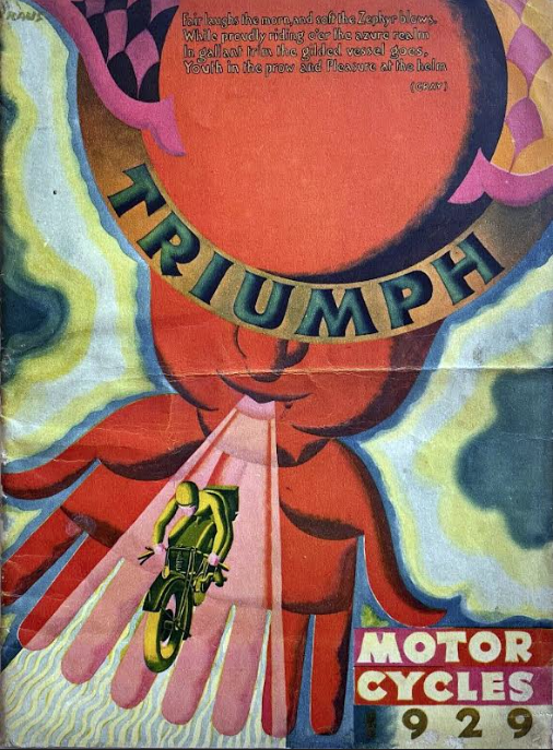 1929 TRIUMPH COLOUR AD