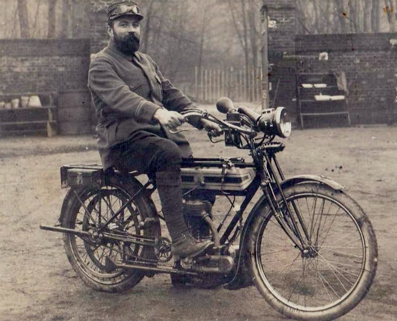 1920ish TRIUMPH AVEC BEARD