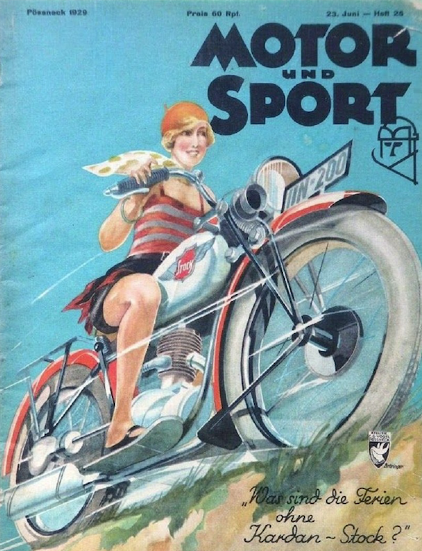 1929 MOTOR&SPORT COVER AD