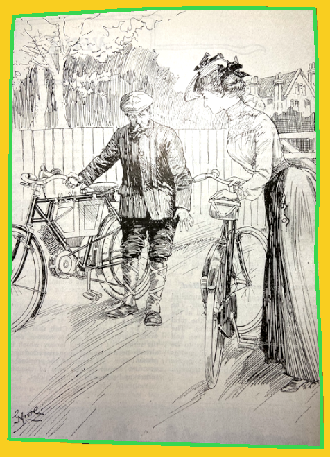 1902 DUMB BROAD CARTOON