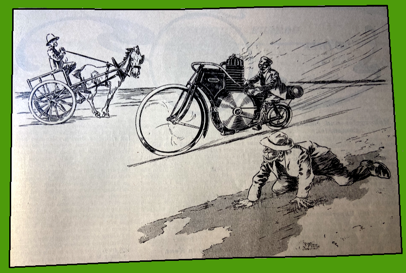 1902 FUTURE BIKE CARTOON