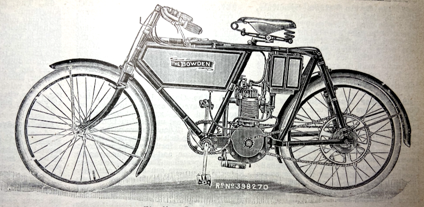 1902 BOWDEN MOTOR BICYCLE