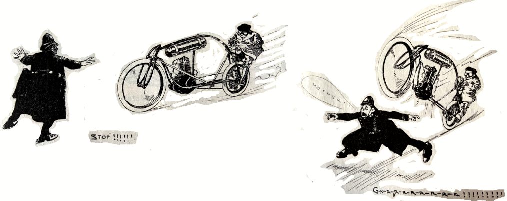 1902 WHEELIE CARTOON