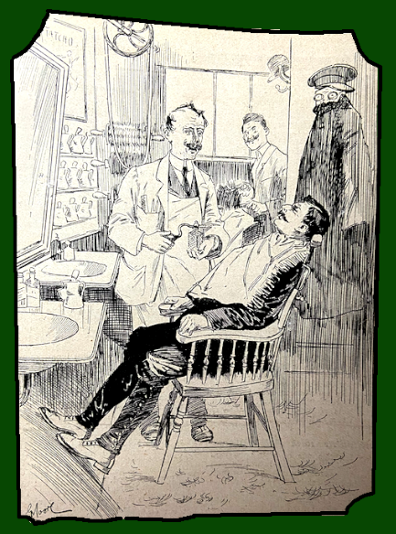 1903 BARBER CARTOON