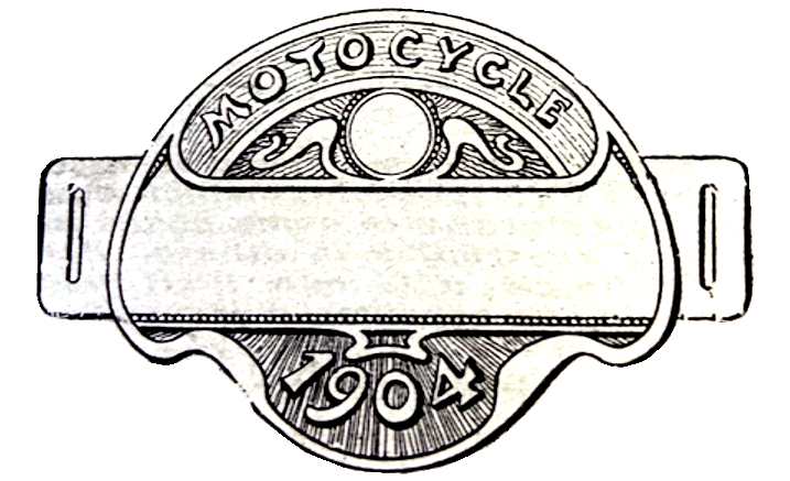 1903 FRENCH REG PLATE