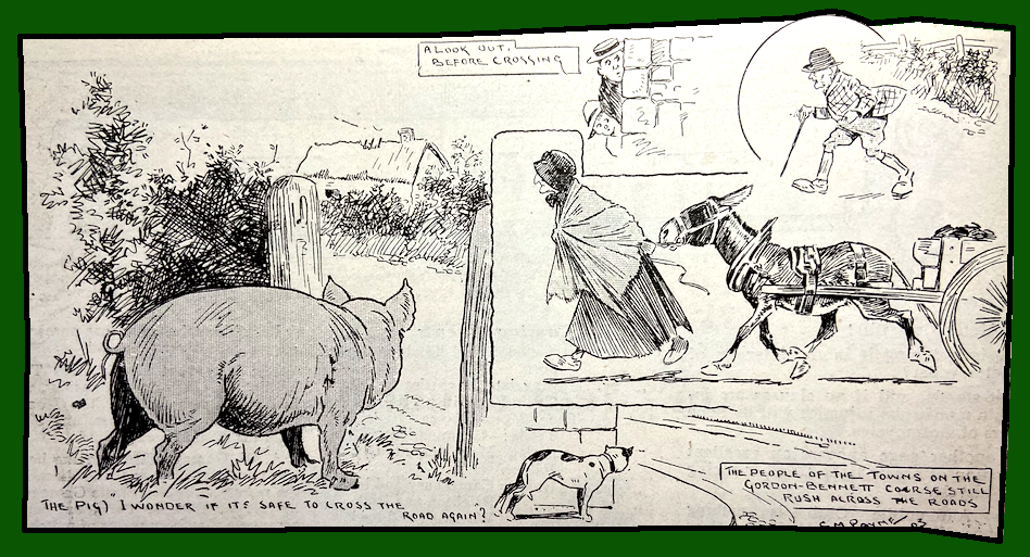 1903 GORDON BENNETT CARTOON