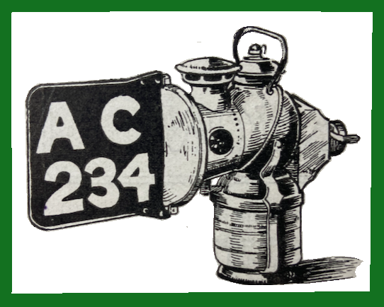 1903 NUMBERPLATE LIGHT