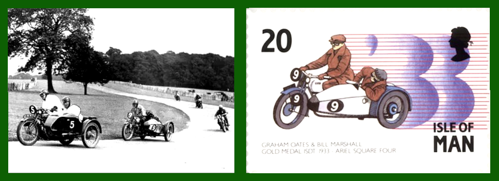 1933 ISDT SPEED TRIAL STAMP