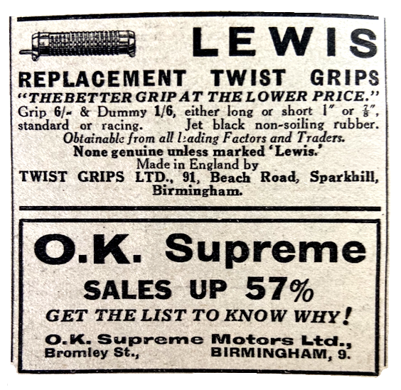 1933 LEWIS OK ADS