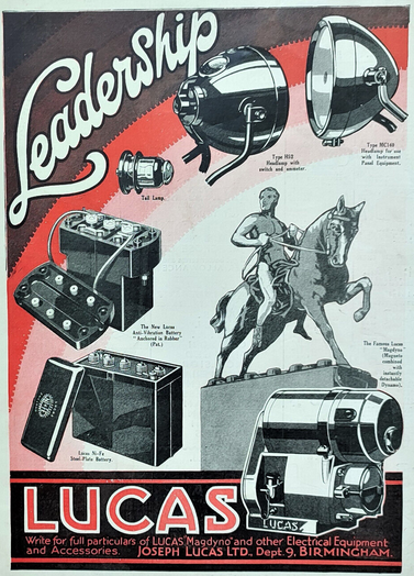 1933 LUCAS AD