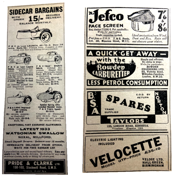1933 P&C SCARS ETC ADS