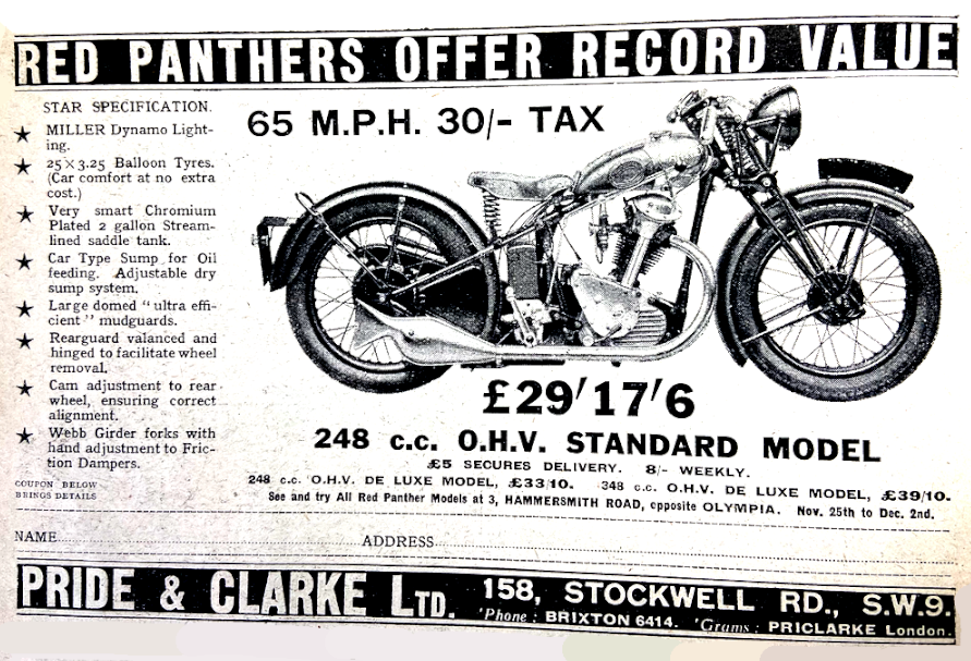 1933 RED PATHER AD