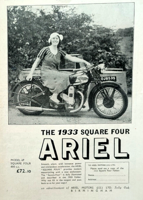 1933 SQUARIEL AD