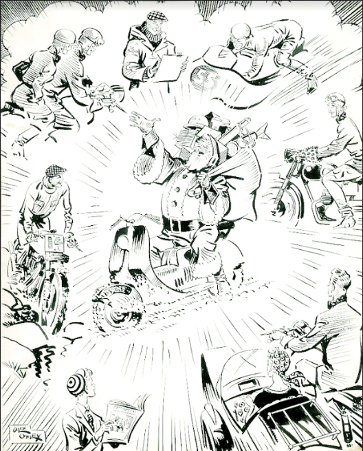 CARTOONS OXLEY XMAS 1955