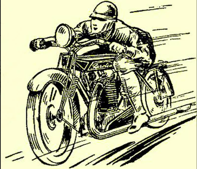 CARTOONS SAROLEA RACER