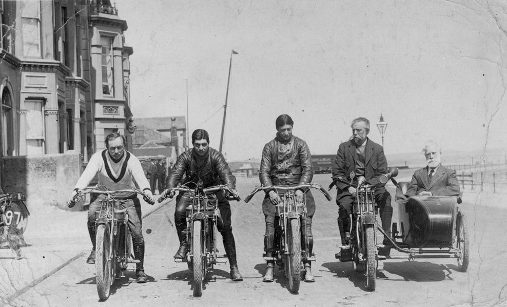 1914 TT NORTON TEAM AT RAMSEY