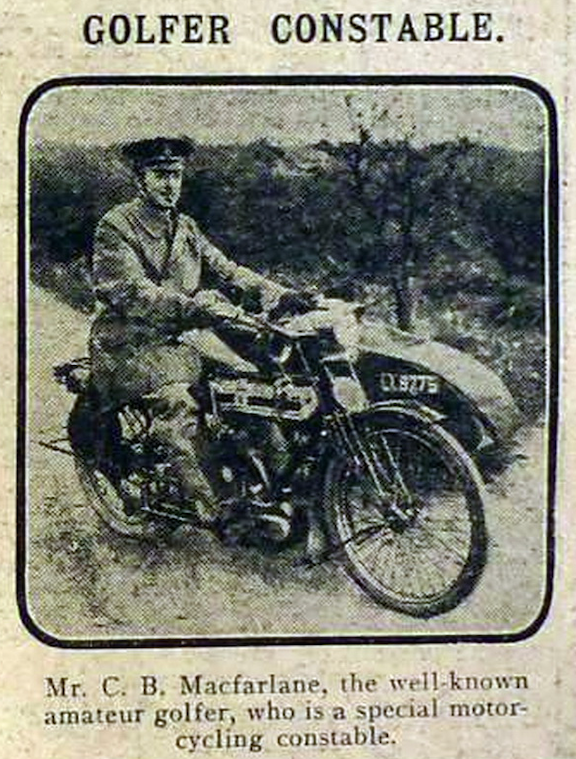 1915 MACFARLANE GOLFER