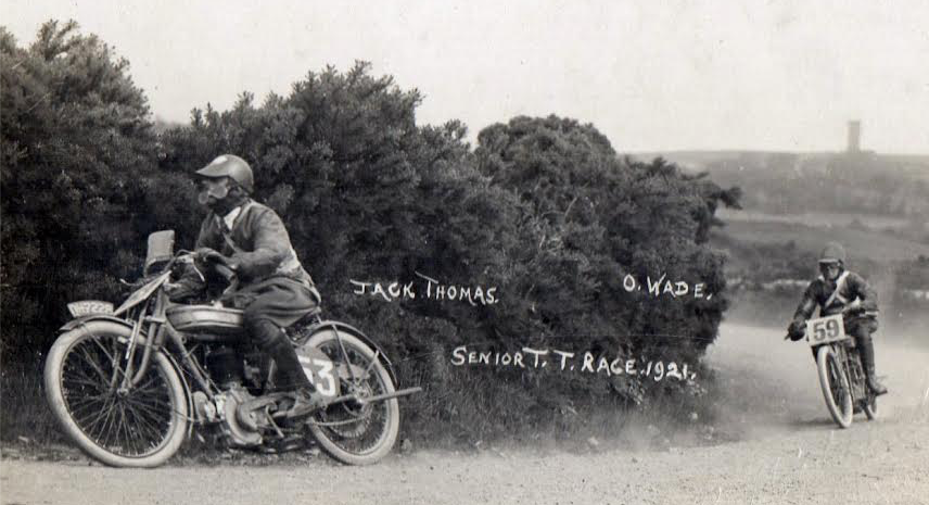 1921 TT JNR THOMAS + WADE