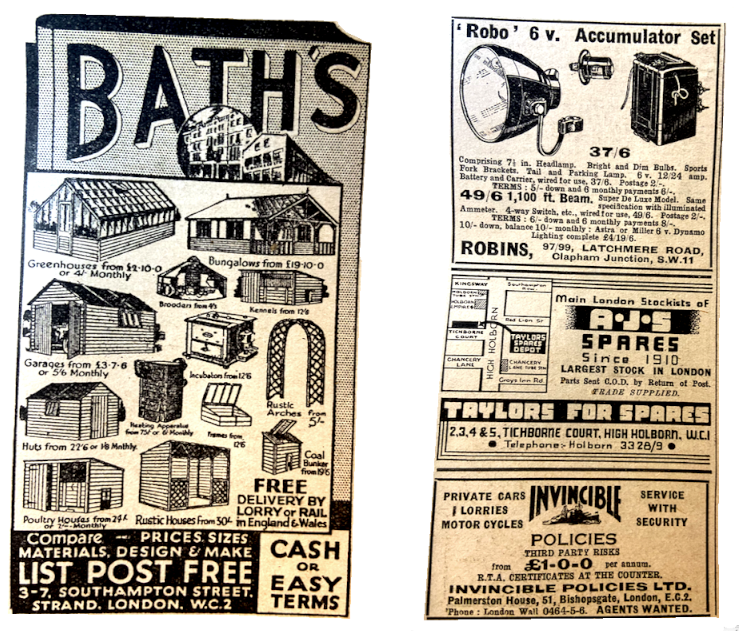 1934 BATHS ETC ADS