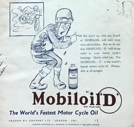 1934 MOBILOIL AD