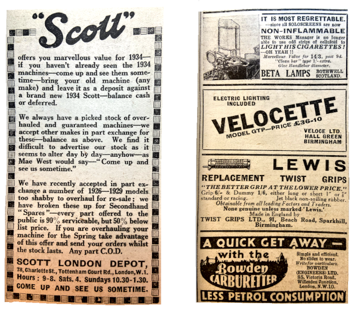 1934 SCOT ETC ADS