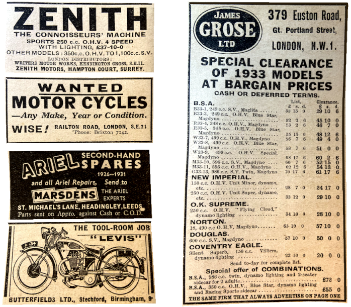 1934 ZENITH ETC ADS