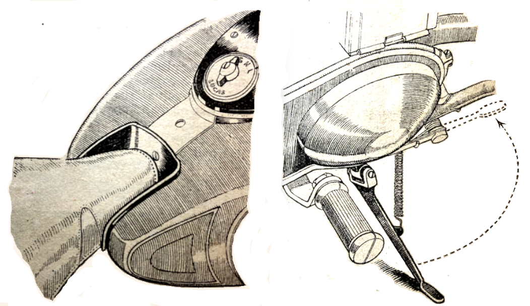 1935 MATCHLESS TANK GUTTER PROPSTAND