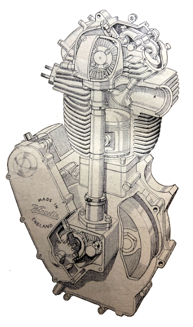 1935 VELO OHC 350 ENGINE