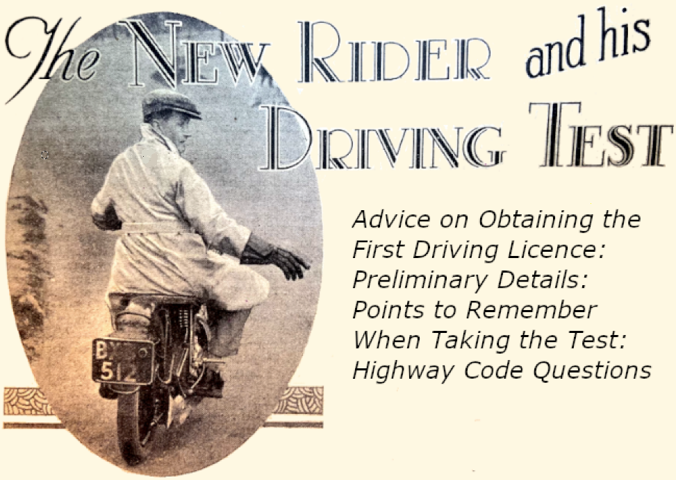 1936 DRIVING TEST AW