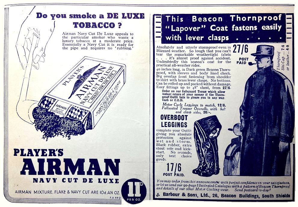 1936 BACCY BARBOUR ADS