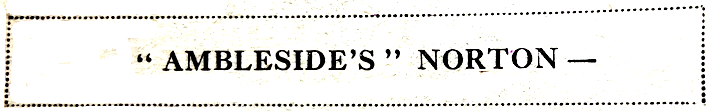 1936 ISDT AMBLESIDE NORTON SUBHEAD
