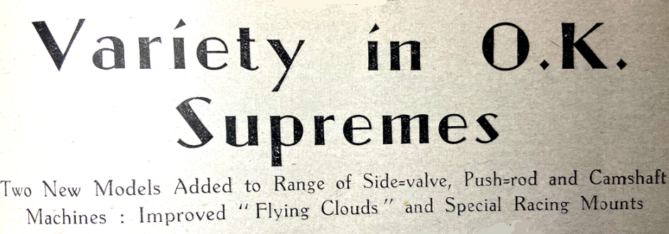 1936 NEW RANGE OKSUP HEAD