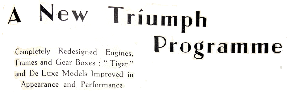 1936 NEW RANGE TRIUMPH HEAD